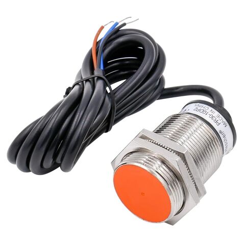 M30 Inductive Proximity Sensor Switch PR30-10AO Cylindrical Type Detector 10mm 100-240VAC 2-Wire NO(Normally Open) CE in Saudi Arabia