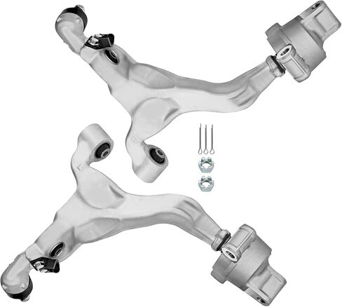 AWD Front Lower Control Arm Kit compatible with Infiniti M35 M45 AWD 2008-2010 Left Driver Side and Right Passenger Side Lower Transverse Link Replace# 54500EJ72A 54501EJ72A 54500-EJ72A 54501-EJ72A in Kuwait