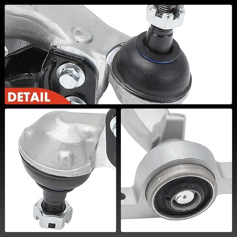 A-Premium Front Left Lower Control Arm, with Ball Joint & Bushing, Compatible with Infiniti M35h 2012-2013, M37 2011-2013, M56 2011-2013, Q70 2014-2019, Q70L 2015-2019, RWD Only in Saudi Arabia