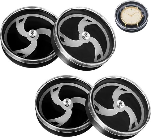 Hecila 4Pcs Portable Watch Dial Storage Box Watch Storage Box Dust-Proof & Scratch-Proof Protection Organizer Watches Holder Organizer Watches Movement Holder Supplies Holders Supplies Travel Case in Saudi Arabia
