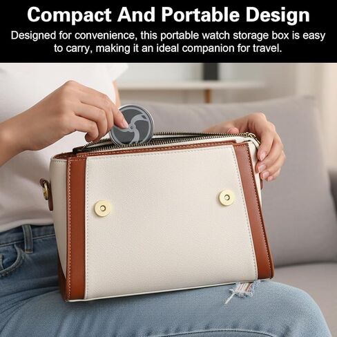 Hecila 4Pcs Portable Watch Dial Storage Box Watch Storage Box Dust-Proof & Scratch-Proof Protection Organizer Watches Holder Organizer Watches Movement Holder Supplies Holders Supplies Travel Case in Saudi Arabia