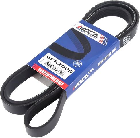 6PK2005 Serpentine Belt fit 17-19 for Jeep Compass 2.4L, 98-02 for Chevrolet Camaro 5.7L, 96-97 for Dodge Dakota 2.5L, 03-08 for Hyundai Tiburon 2.7L, 05-10 for Kia Sportage 2.7L in Saudi Arabia