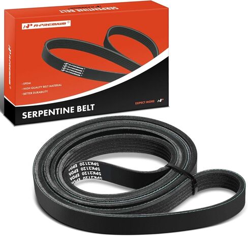 A-Premium 83.46 Inch Engine Serpentine Drive Belt Compatible with Chevrolet Beretta 1991/1995-1996, Cavalier 1991-1996, Corsica 1991/1995-1996 & Pontiac Sunfire 1995-1997, Tempest 1991 in Saudi Arabia