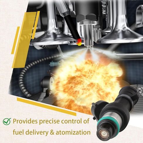 16600-9HP0A 2.5 حاقن الوقود، متوافق مع/نيسان 2015-2018 ألتيما روج 2.5L |18 فتحة| |مجموعة من 4| استبدال #FBY2855 in Saudi Arabia