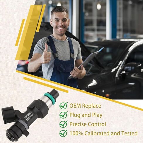 16600-9HP0A 2.5 حاقن الوقود، متوافق مع/نيسان 2015-2018 ألتيما روج 2.5L |18 فتحة| |مجموعة من 4| استبدال #FBY2855 in Saudi Arabia