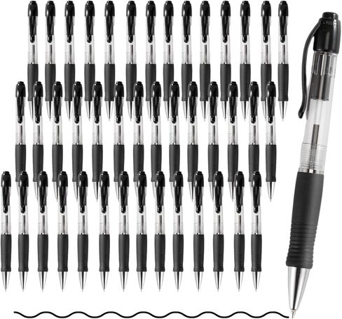 BallPoint Pens Bulk, 100 Pack (Green Ink), No Bleed Green Ink with soft Grip, Click Pens for Office Home and School, Retractable Ballpoint Pens, Medium Point, 1.00MM Smooth Writing in Saudi Arabia