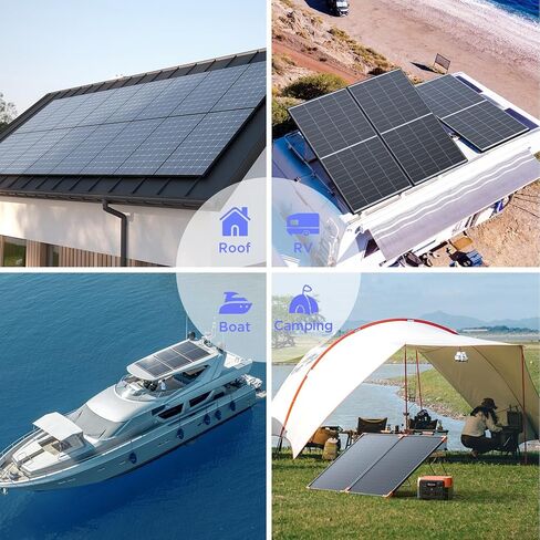 11AWG Solar Battery Cable 8.2FT, Pure Copper 11 Gauge Inverter Cables with 5/16'' Lugs, for Connecting Battery and Charge Controller in Solar Power System in Kuwait