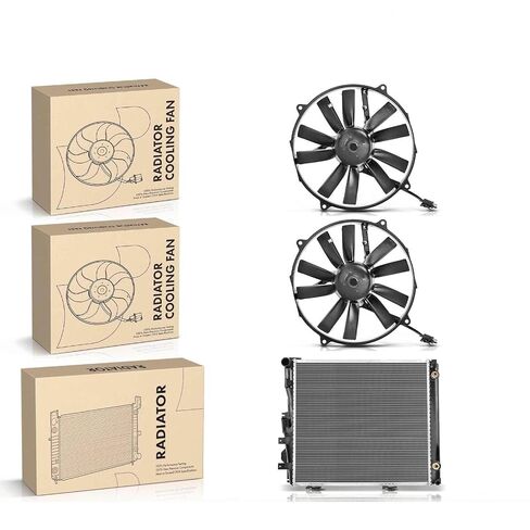 قطع غيار لمجموعة أدوات تجميع المبرد ومروحة التبريد لمرسيدس بنز W124 300E 300CE E320 300TE Mod-A58PP-96136 in Saudi Arabia