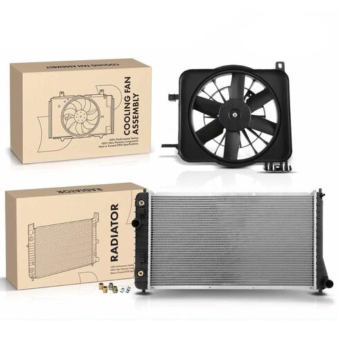 Replacement Parts for Radiator&Cooling Fan Assembly Kit for Chevy Cavalier Pontiac Sunfire 1995-2002 Mod-A58PP-43975 in Saudi Arabia