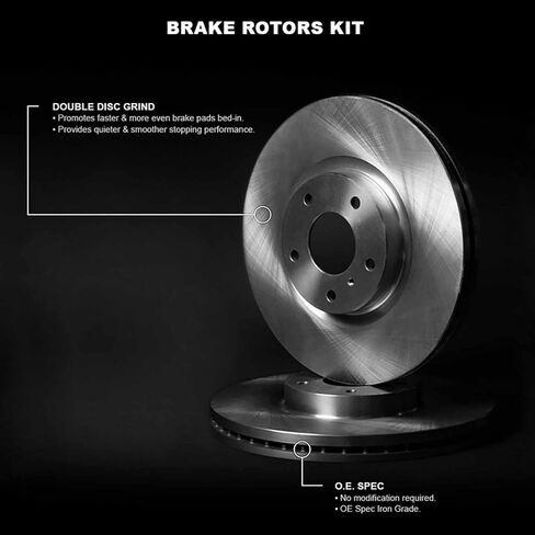 R1 Concepts Rear Brake Rotors For 2011-2015 Honda CR-Z| Blank Disc Brake Rotors| Brakes and Rotors in Saudi Arabia