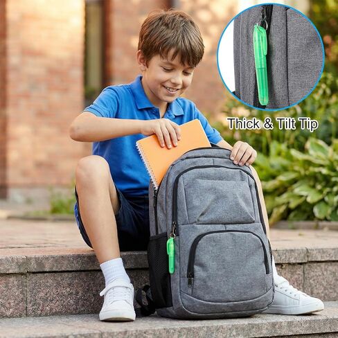 150 Pcs Mini Highlighters Assorted Colors with Key Ring Christmas Gifts Highlighter Markers Mini Pens for Nurses Smooth Liquid pen Badge Teachers Children Study (6 Colors) in Kuwait