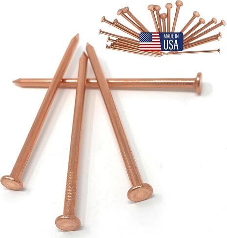Dubbs Hardware 12 Pack USA Made! Copper 4 Inch Long Nail Spikes, Kills Trees Stumps Roots Reliable in Kuwait