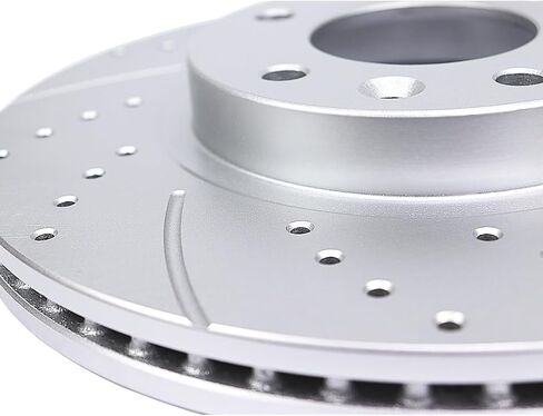 دوارات الفرامل الأمامية والخلفية المحفورة والمشقوقة طقم فرامل سيراميك بديلة لتويوتا أفالون 2008 - 2012 كامري 2007 - 2011 لكزس ES350 2007 - 2012 in Kuwait