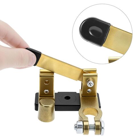 QWORK Top Post Battery Disconnect Switch, 12V / 24V 250/750 AmpsIsolator Power Cutoff Switch, Negative Vertical in Saudi Arabia