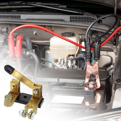 QWORK Top Post Battery Disconnect Switch, 12V / 24V 250/750 AmpsIsolator Power Cutoff Switch, Negative Vertical in Saudi Arabia