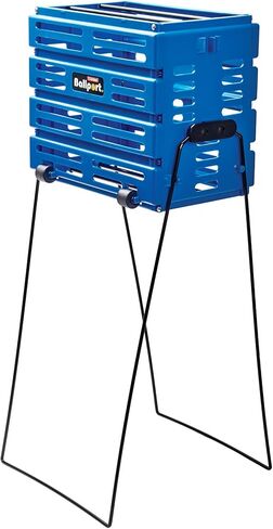 Tourna Ballport Deluxe Tennis Ball Hopper with Wheels - Blue in Kuwait