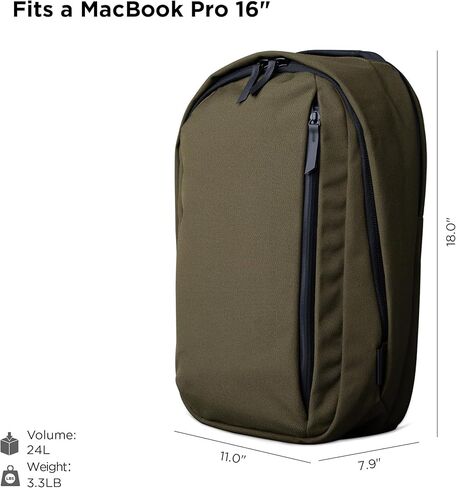 ALPAKA Metro Backpack Pro and Zip Pouch - Fits 15.6" Laptop Business Travel Backpack with YKK Zippers, MOD Key Leash & Luggage Pass-through, RFID-Blocking Small Cash and Card Zip Wallet with YKK Zipp in Kuwait