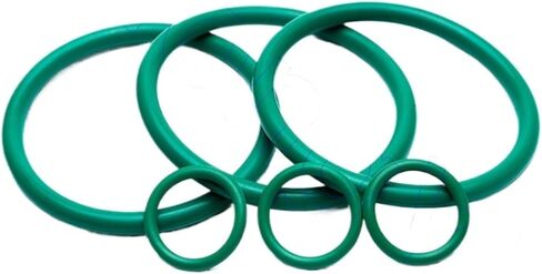 CS 3.5 4 5 مم حشية دائرية، غسالة ختم خضراء OD 10 مم - 130 مم مقاومة للزيت والتآكل (10 × 3 × 3.5 مم (10 قطع)) in Kuwait