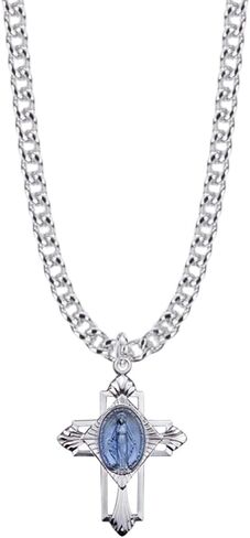 True Faith Jewelry Sterling Silver Cross Pendant, 1 1/4 Inch in Kuwait