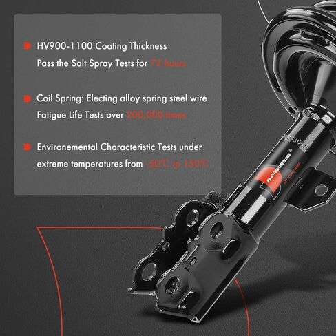 A-Premium Front Strut Assembly Compatible with Lexus ES350 2009 2010 2011 2012-2x Replacement Suspension Complete Strut Shock Absorber with Coil Spring in Saudi Arabia