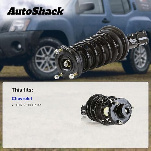 AutoShack Front Complete Strut & Coil Spring Right Replacement for 2016-2019 Chevrolet Cruze 1-PC in Saudi Arabia