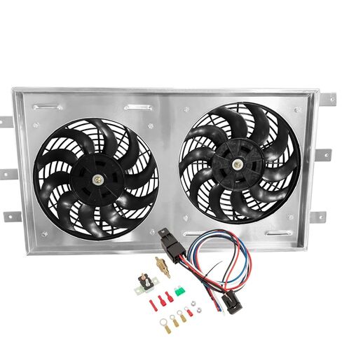 Radiator Shroud Fan for 1988-1994 Chevy S10 Blazer GMC S15 Jimmy Sonoma Electric Fan with Relay kit in Kuwait
