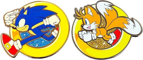 Sonic the Hedgehog Blind Bag Enamel Pin – Character Ring Series Mystery Collectible (officially licensed, Zen Monkey Studios) in Saudi Arabia