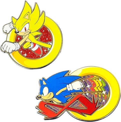 Sonic the Hedgehog Blind Bag Enamel Pin – Character Ring Series Mystery Collectible (officially licensed, Zen Monkey Studios) in Saudi Arabia