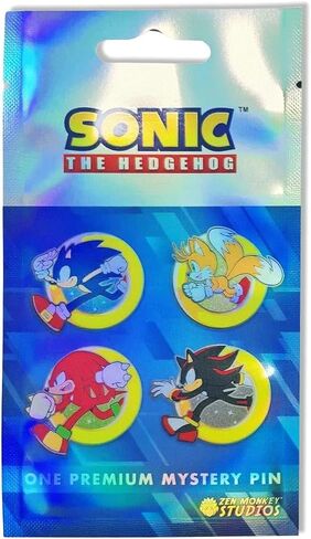 Sonic the Hedgehog Blind Bag Enamel Pin – Character Ring Series Mystery Collectible (officially licensed, Zen Monkey Studios) in Saudi Arabia
