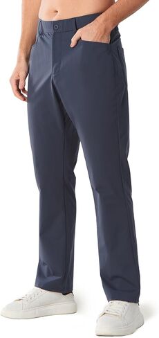 ALLZERO Feel Fit™ Men's Golf Pants 30"/32"/34" Work Dress Pants Stretch Quick Dry Lightweight Casual Trousers with Pockets in Saudi Arabia