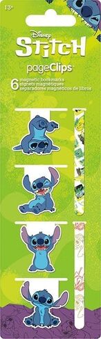 Disney Lilo and Stitch Bookmark Set - Bundle of 8 Disney Bookmarks & Page Clips Plus Stickers | Lilo & Stitch School Supplies for Kids, Girls, Boys in Saudi Arabia