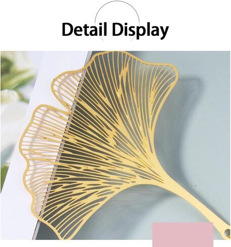 Metal Ginkgo Leaf Bookmark with Tassel - Metal Page Marker for Readers & Book Lovers, Elegant Gift for Women, Teens and Writers in Saudi Arabia