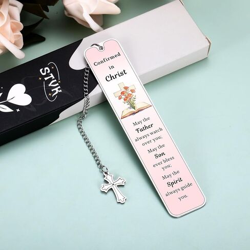 Confirmation Gifts for Teen Girls Confirmed in Christ Bookmark for Women Confirmation Gifts for Teenage Boys Easter Basket Stuffer for Kids Christian Religious Faith Based Gift in Saudi Arabia