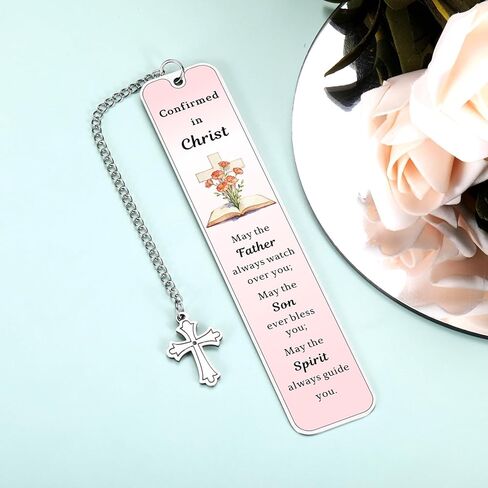 Confirmation Gifts for Teen Girls Confirmed in Christ Bookmark for Women Confirmation Gifts for Teenage Boys Easter Basket Stuffer for Kids Christian Religious Faith Based Gift in Saudi Arabia