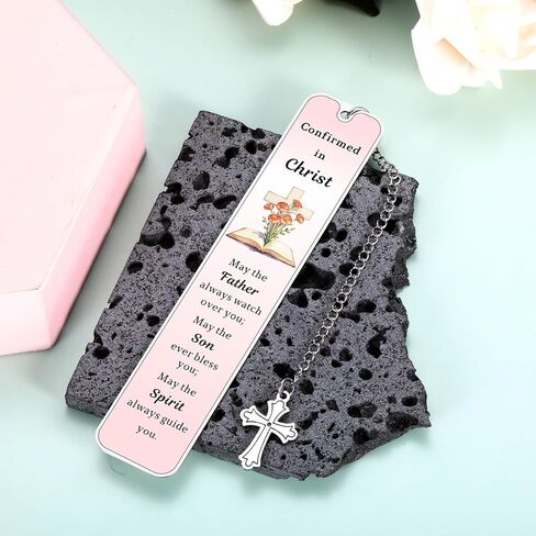 Confirmation Gifts for Teen Girls Confirmed in Christ Bookmark for Women Confirmation Gifts for Teenage Boys Easter Basket Stuffer for Kids Christian Religious Faith Based Gift in Saudi Arabia