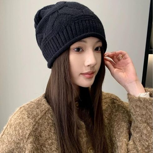 Women Slouchy Beanie Skull Cap Fall Winter Spring Thin Knit Lightweight Single Layer Beanie Hat Medium in Saudi Arabia