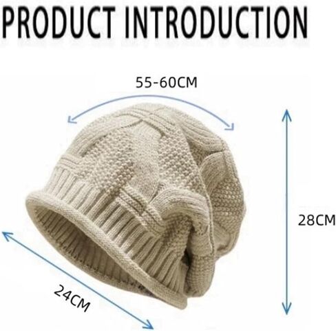 Women Slouchy Beanie Skull Cap Fall Winter Spring Thin Knit Lightweight Single Layer Beanie Hat Medium in Saudi Arabia