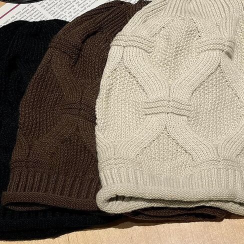 Women Slouchy Beanie Skull Cap Fall Winter Spring Thin Knit Lightweight Single Layer Beanie Hat Medium in Saudi Arabia