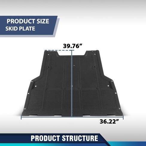 PIT66 Engine Splash Shield Guard 1 Pc Compatible with Audi Q3 8U 2011 2012 2013 2014 2015 2016 2017 2018 8U0863821A Engine Case Guard Under Car Black in Saudi Arabia