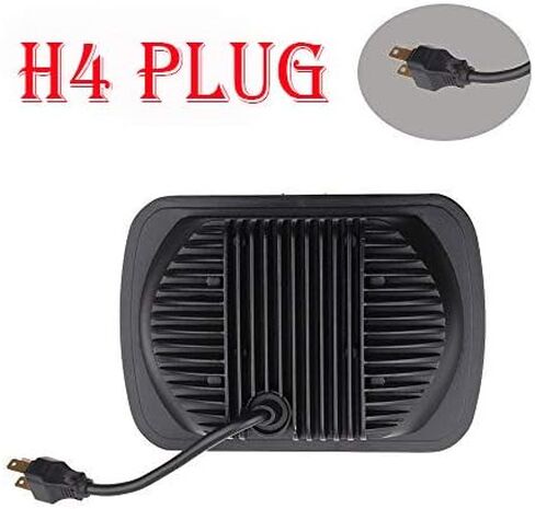 زوج مشرق معتمد من DOT 7x6 LED المصباح الأمامي عالي منخفض الشعاع مناسب لـ Freightliner FL 50 60 70 80 112 in Kuwait