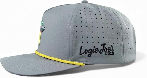 Logie Joe's UFO Golf Hat | Snapback Cap | Built-in Magnetic Ball Marker Holder + Marker Included | Adjustable | Alien Grey in Kuwait