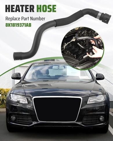 Heater Hose Fit for Audi A4 2009 2010 2011 2012 2013, for A4 Quattro 2008 2009 2010 2011 2012, Engine Coolant Overflow Tank Hose Replace 8K1819371AB in Saudi Arabia