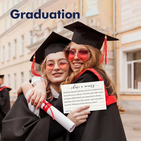 Vantasii 55 PCS Share A Memory Cards, Memory Card Keepsakes for Celebration of Life, Birthday, Anniversary, Memorial, Funeral, Graduation, Bridal Shower Game, Going-Away Party in Kuwait