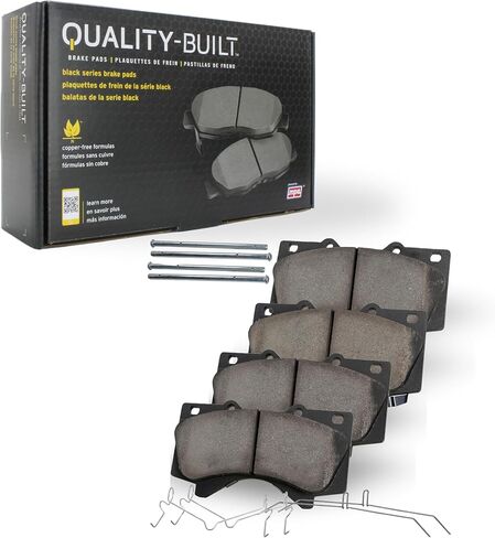 QUALITY -BUILT Black Series Ceramic Front Brake Pads 1003-2198C Compatible with 2019-2020 Hyundai Santa Fe in Kuwait