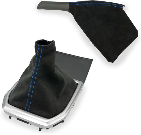 مجموعة أحذية Billetworkz Shift وE-Brake Boot Combo لدليل Subaru WRX (2022+) - مصنوعة من نسيج ميكروسويد ممتاز، وخياطة باللون الأحمر والأسود in Kuwait