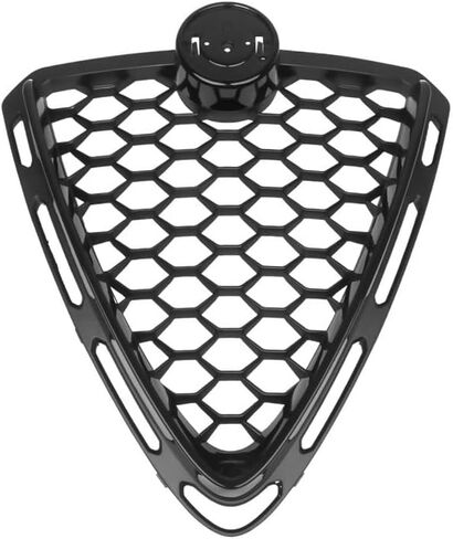 Front Grille Compatible with 2017 2018 2019 2020 2021 2022 2023 2024 Alfa Romeo Stelvio Gloss Black Replacement Bumper Upper Grill in Kuwait