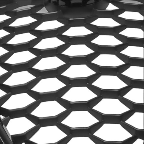 Front Grille Compatible with 2017 2018 2019 2020 2021 2022 2023 2024 Alfa Romeo Stelvio Gloss Black Replacement Bumper Upper Grill in Kuwait