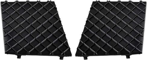 1 Pair of Black Front Bumper Cover Lower Mesh Grill Grilles Trim Exterior Accessories Replacement Parts Compatible with BMW E60 E61 M Sport in Saudi Arabia