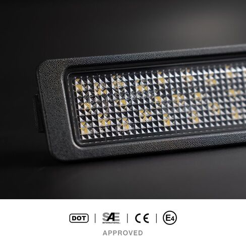 NJSBYL LED License Plate Light for 2007-2013 Volvo C30 License Plate Light Rear Tag Light Assembly Number Plate White Full LED Lighting No Flickering Factory Replacement OEM 31213991 in Saudi Arabia