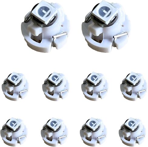 10PCS Car Dashboard Instrument Light Bulb, T3 Led Bulb, Small Led, Low Energy Consumption, Long-Lasting And Suitable For Most Car Models (Red) in Kuwait
